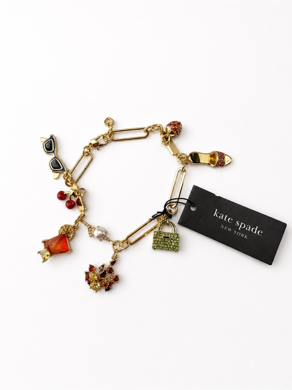 NWOT Kate Spade Gold Sweet
Treasures Charm Bracelet - Picture 4 of 16